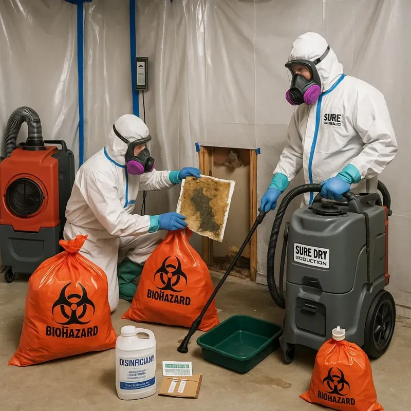 Contaminated Water Handling Protocols process in McLeansville, NC