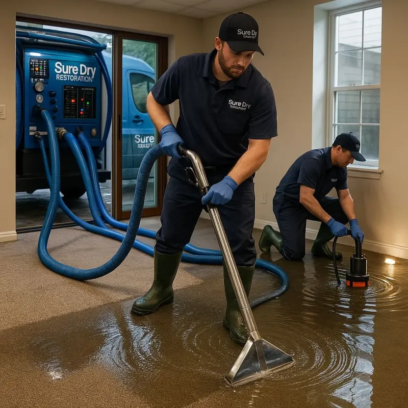 Water Extraction and Removal process in McLeansville, NC